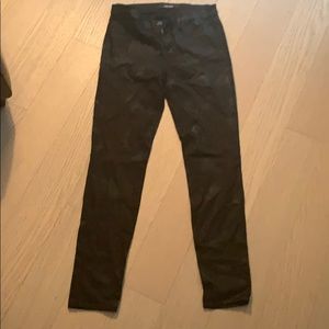 J brand black cold skinny jeans